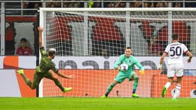 Le geste acrobatique du Français Olivier Giroud
