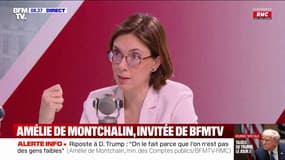 "Oui": Amélie de Montchalin compte toujours ramener le déficit public en dessous de 3% du PIB malgré la mise en place des taxes américaines