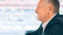 Jean-Michel Aulas au Groupama Stadium, à Lyon le 28 janvier 2021