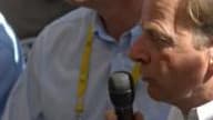 Le duo Prudhomme-Clerc aux manettes du Tour de France. Le second est actuellement le seul candidat à la présidence du Paris Saint-Germain.