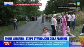 Hauts-de-Seine: la flamme s'apprête à quitter la base militaire du Mont Valérien