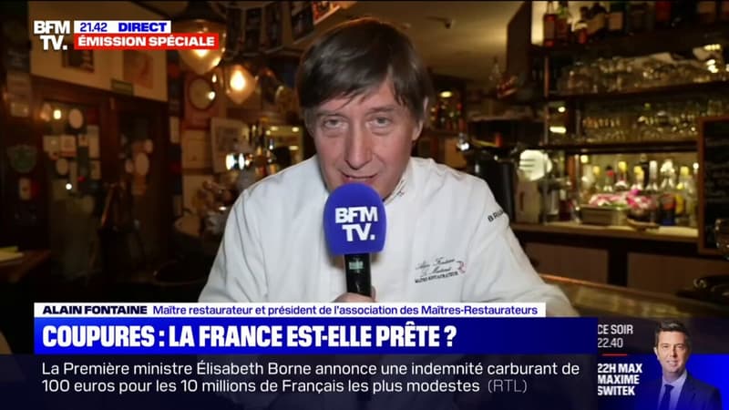 Alain Fontaine, président de l'association des Maîtres-Restaurateurs: 
