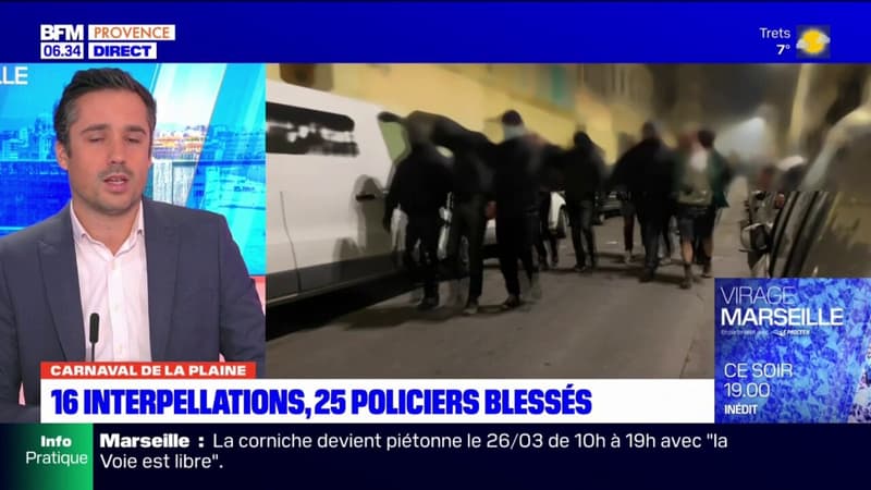 Carnaval de la Plaine à Marseille: 16 interpellations et 25 policiers blessés 