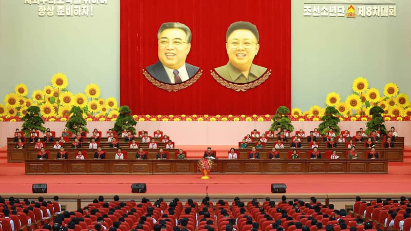 Kim Jong-Un préside un congrès en Corée du nord