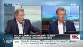 Dysfonctionnements sur RMC Sport: "Les clients ne seront pas facturés de leur premier mois"