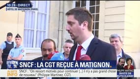 "Pour nous, la grève se poursuit", dit la CGT Cheminots reçue à Matignon