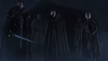 Kit Harington, Sophie Turner et Maisie Williams, trois des acteurs principaux de Game of Thones