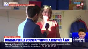 Aix-en-Provence: les enseignants aussi font leur rentrée scolaire
