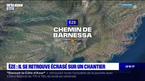 Èze: un homme écrasé sur un chantier