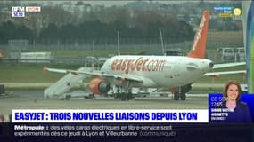 EasyJet ouvre trois nouvelles liaisons depuis Lyon