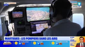 Martigues : les pompiers dans les airs pour prévenir les incendies