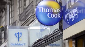 Enseigne Thomas Cook Voyages, dans Paris.