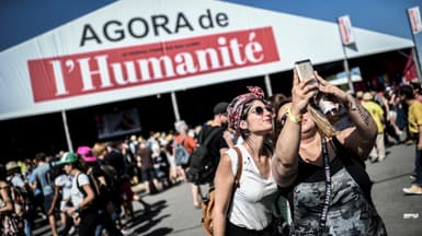 La Fête de l'Humanité, le 14 septembre 2019 à La Courneuve.