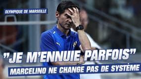OM : "Je m'ennuie aussi parfois" concède coach Marcelino (qui ne pense pas changer de système)