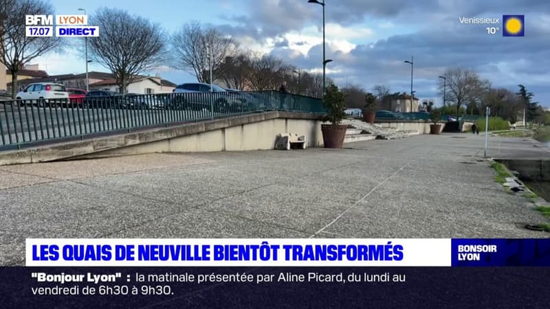 Neuville-sur-Saône: le futur aménagement des quais provoque des interrogations