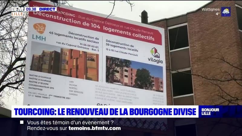 Tourcoing: le renouveau du quartier de la Bourgogne divise les habitants