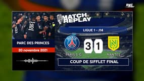 PSG 3-1 Nantes : Le goal replay du premier but de Messi en L1 avec les commentaires RMC 