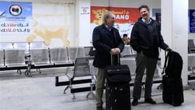 A l'aéroport international de Benghazi, en Libye, jeudi. Au lendemain de la mise en garde lancée par l'Allemagne, la Grande-Bretagne et les Pays-Bas, la France a à son tour recommandé vendredi à ses ressortissants de s'abstenir temporairement de se rendre