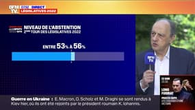 Législatives: l'abstention estimée entre 53 et 56% au second tour, selon notre sondage