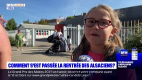 Alsace: les écoliers ont fait leur rentrée ce lundi