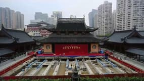 À Shanghai, un temple de 2.000 tonnes a dû être déplacé de 30 mètres