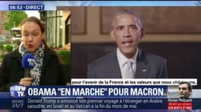 Laurence Haïm raconte pourquoi Barack Obama a publié une vidéo de soutien à Emmanuel Macron