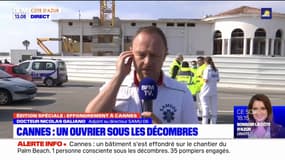 Effondrement sur le chantier du Palm Beach à Cannes: la victime coincée sous une dalle a été évacuée