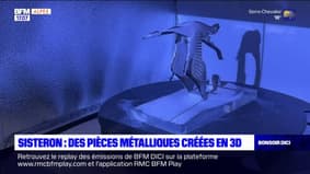 Sisteron: une entreprise crée des pièces métalliques en 3D