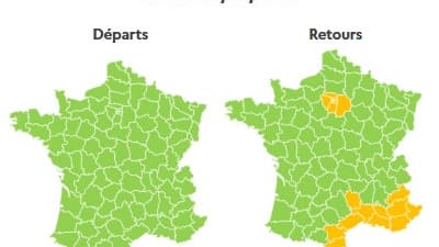 Bison Futé-Prognose für Montag, 14. Juli 2025