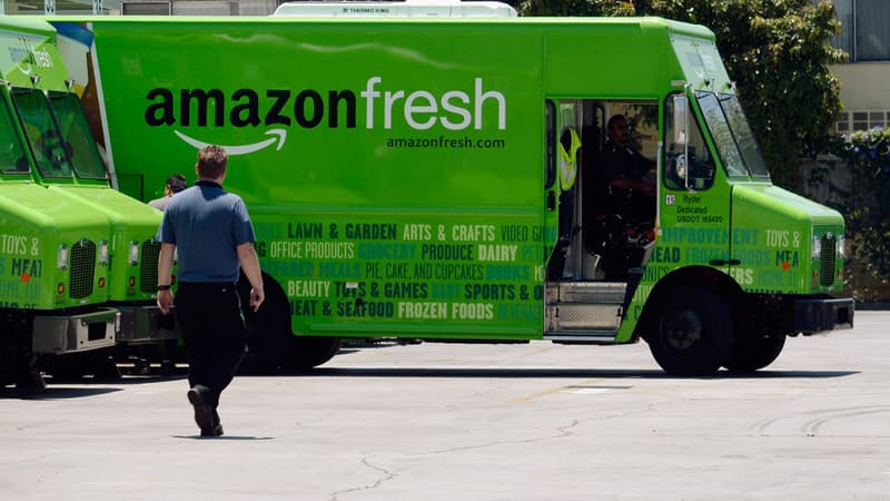 Le service de livraisons de course d'Amazon, Amazon Fresh, va être lancé en Allemagne.