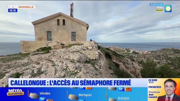 Marseille : l'accès au sémaphore de Callelongue fermé