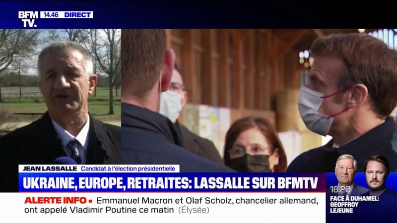 Pour Jean Lassalle, Emmanuel Macron 