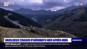 Vars: deux crashs d'aéronefs dimanche après-midi