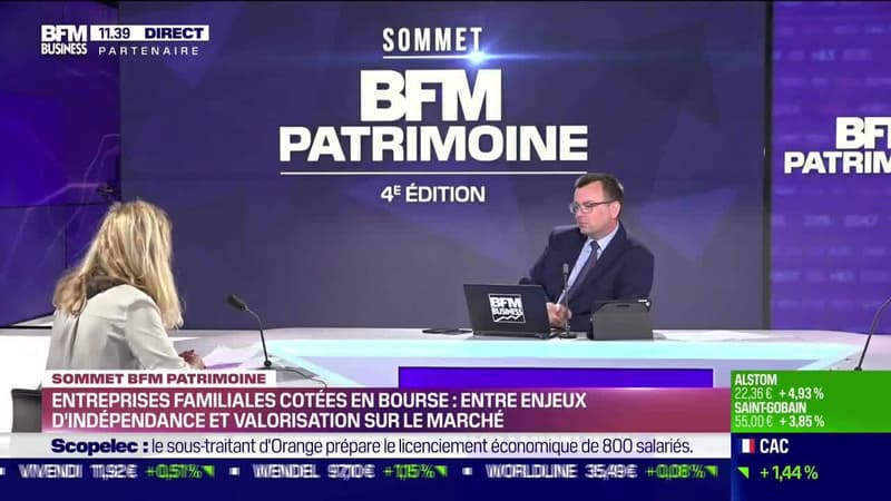 Sommet BFM Patrimoine : Entreprises familiales cotées en bourse, entre enjeux d'indépendance et valorisation sur le marché - 21/04