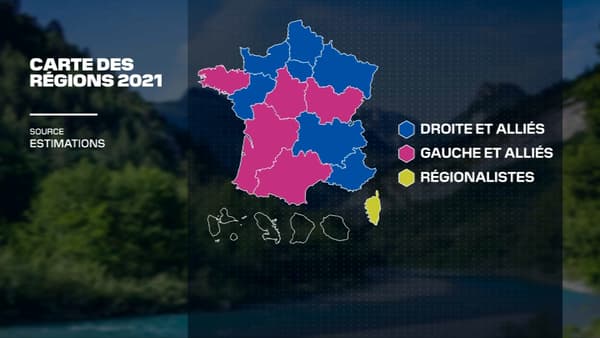 CARTE INTERACTIVE - Elections régionales: découvrez les résultats en temps réel