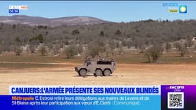Canjuers : l'armée présente ses nouveaux blindés