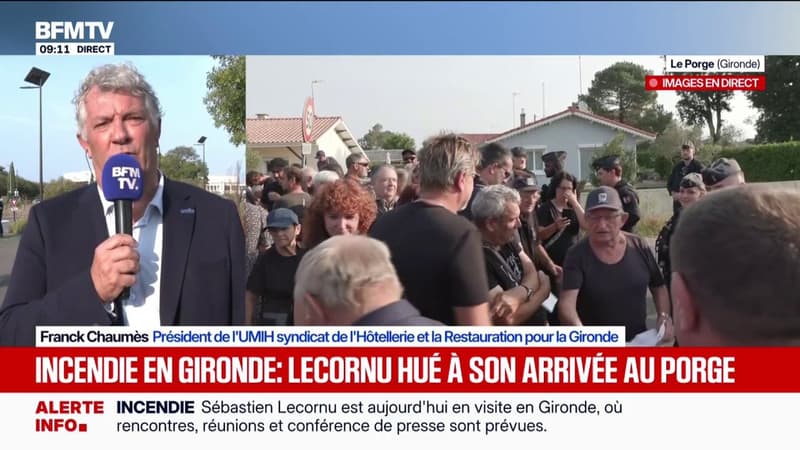 Incendie en Gironde: "On attend des réponses concrètes", affirme Franck Chaumès, président de l'UMIH 33