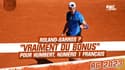 Roland-Garros : "Vraiment du bonus" pour Humbert, numéro 1 français 