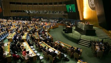 Image d'illustration d'un discours de Justin Trudeau, le premier ministre Canadien, le 21 septembre 2017 à l'ONU