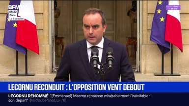 Sébastien Lecornu reconduit: l'oppposition vent debout
