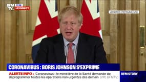 Coronavirus: Boris Johnson veut "retarder le pic"