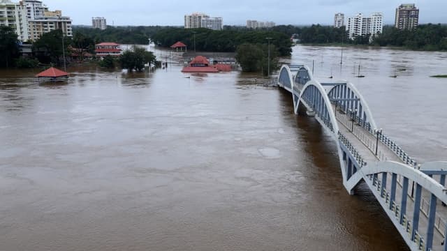 L'État indien du Kerala est touché chaque année par de violentes pluies lors de la mousson, qui causent parfois d'importantes inondations