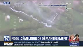 NDDL: ce moment où une fusée est tirée en direction de l'hélicoptère des gendarmes
