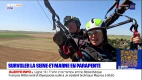 Ariane a testé un vol en parapente en Seine-et-Marne !