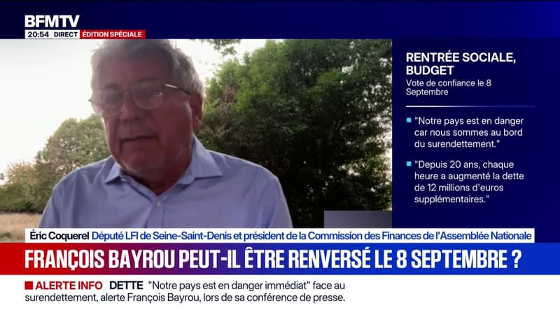 Vote de confiance du 8 septembre: 