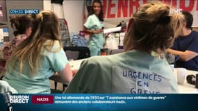 "On n'en peut plus.Le corps va lâcher", en grève, le personnel des urgences est à bout de souffle
