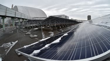Une centrale solaire d'un mégawatt est sortie de terre au coeur de la zone irradiée de Tchernobyl.