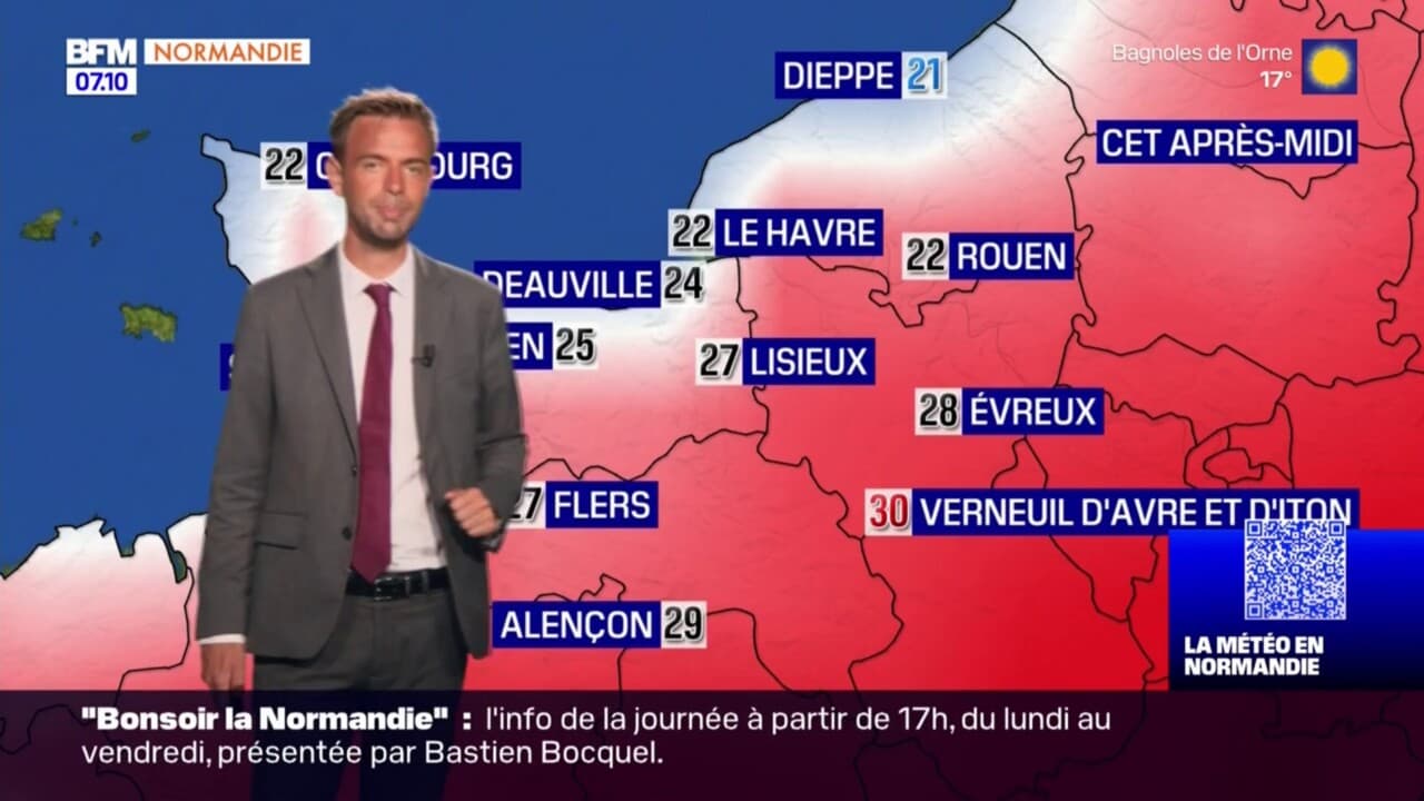 Météo Normandie: un début de semaine globalement ensoleillé, 29°C ...