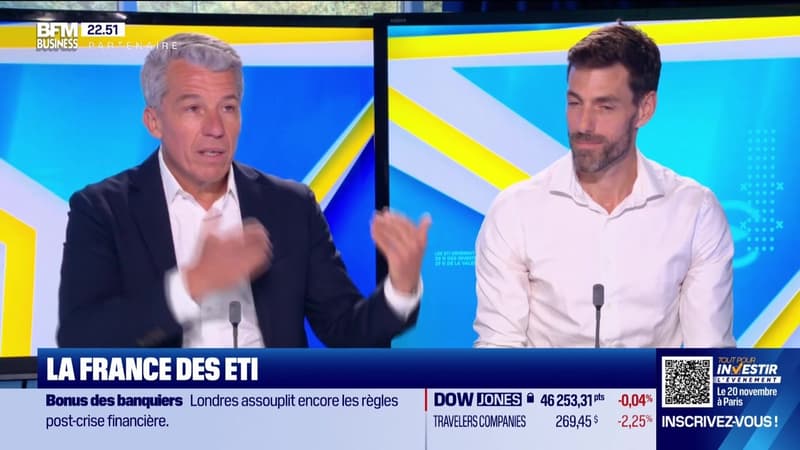 Pari ETI : Patrice Bégay reçoit Georges Maregiano (KPMG France), Aurélie Driss-Corbin (Cerba), Benjamin Richel (Richel Group), et Guillaume Caffi (Les Deux Gourmands) - 15/10