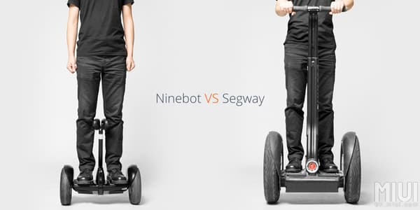 Le Ninebot Mini est beaucoup plus petit et sans doute plus agile le gros Segway traditionnel